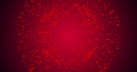 4k Red particles explosion with dark maroon gradient background. Stock Footage 152223570