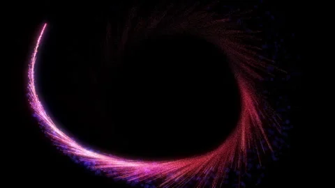 4k Red Particles Rain. Motion Background. Pink glitter particle. Stock Footage 256971838