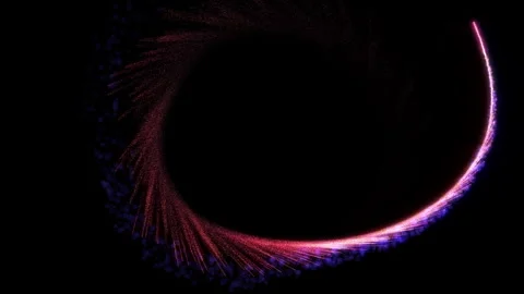 4k Red Particles Rain. Motion Background. Pink glitter particle. Stock Footage 256971845