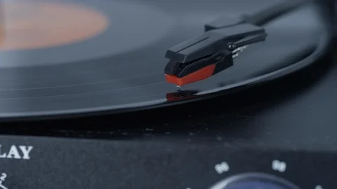 4K RED record player Stock Footage 107073214