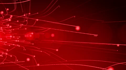 4k Red Streaks Light Abstract Animation Background Seamless Loop. Stock Footage 55299591
