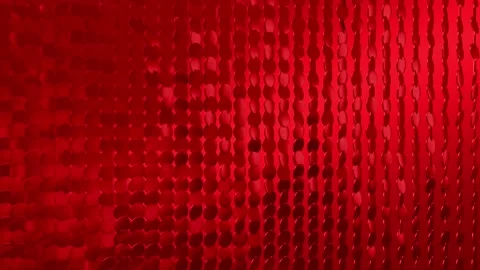 4K RED Twinkling Panel Lights Show Loopable Party Animation VJ Christmas Stock Footage 144788658