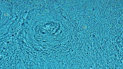 4K Reflection of the sunlight in blue water in swimming pool. Stock-Footage 107420950