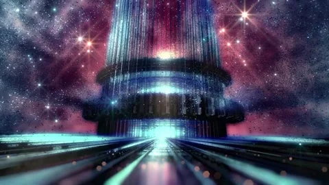 4k Relaxing Galactic Core Motion Background Stock Footage 328544437