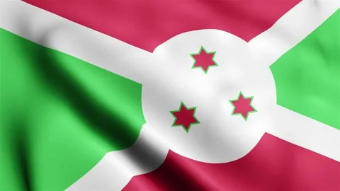 4k render Burundi Flag video waving in wind Burundi Flag Wave Loop waving in win 스톡 동영상 245420813