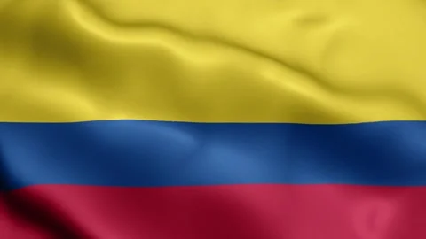 4k Render Colombia Flag Video Waving In Stock Video Pond5