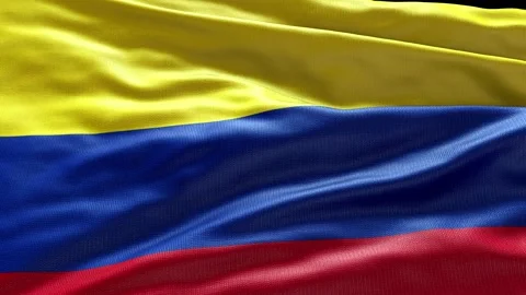 4k Render Colombia Flag Video Waving In Stock Video Pond5