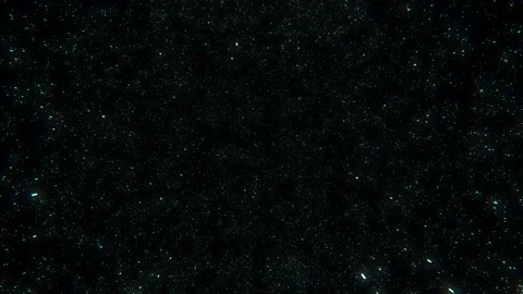 4K render cosmic universe: blue glowing outer starry space Stock Footage 153175364