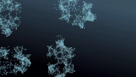 4K rendered video of moving puzzle. Teamwork business concept Stock Footage 105342873