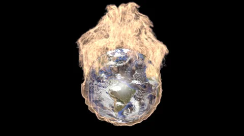 4k resolution  Burning Earth prores 422 Stock Footage 36086292
