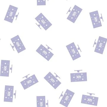 4k resolution computer display glyph seamless pattern 스톡 일러스트
