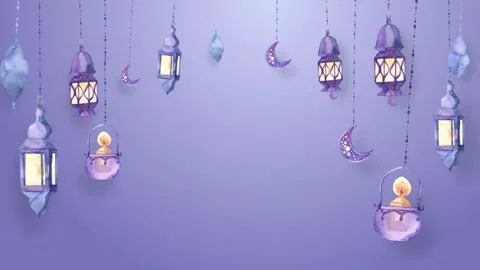 4K Resolution Copy Space Eid Al Adha Happy Eid, animation packshot Lighting Stock Footage 270953670