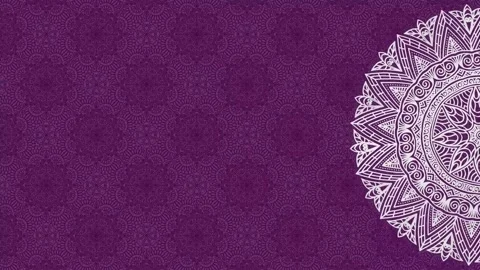 4K Resolution Copy Space Eid Al Adha Happy Eid, animation mandala pattern Stock Footage 270954851