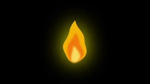 4K resolution loop animation Fire or flame animated Stock Footage 311061063