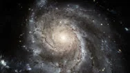 4K Resolution Rotating Galaxy Stock Footage