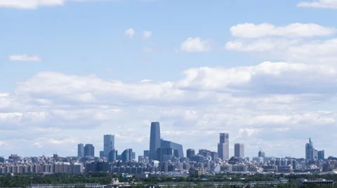 4K Resolution timelapse of beijing skyline Stock Footage 39798715