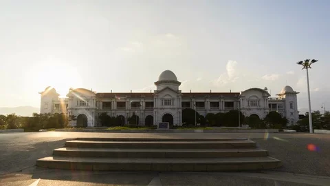 4K Resolution Timelapse : Ipoh Train Station Stock Footage 90339759