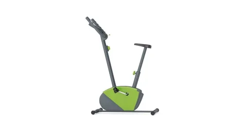 4k Resolution Video: Stationary Exercise Bike Gym Machine Looped Rotating Vídeos de archivo 136185487