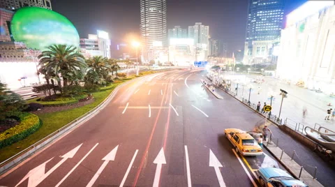 4k resolution Xujiahui, Shanghai Video stock 41849588