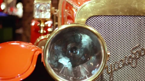 4K - Retro fire car of the Russian empire. scene 02 Stock Footage 132575228