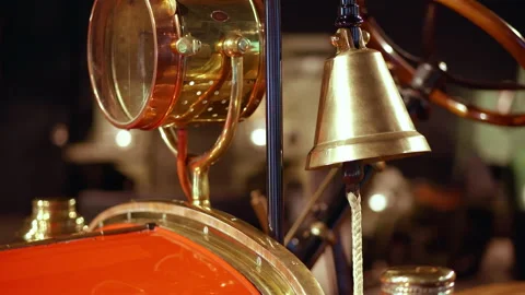 4K - Retro fire car of the Russian empire. scene 01 Stock Footage 132575372