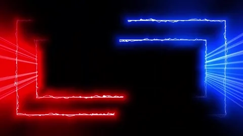 4k Retro Neon Frames Motion Background Stock Footage 328544432