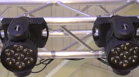 4k Rigged Event Lighting Stock Footage 40319693