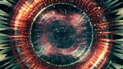 4k Rippling Rings Animation Background Stock Footage 328545440