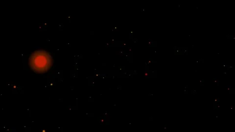 4K Rising  Sparks Fire Particles Embers Bokeh Flicker Flames Black Background Stock Footage 330138797