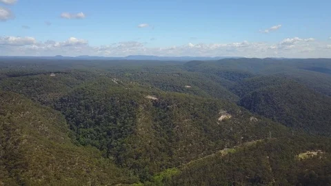 4K River Flowing Through Dry Arid Mountains and Plains Stock-Footage 81196138