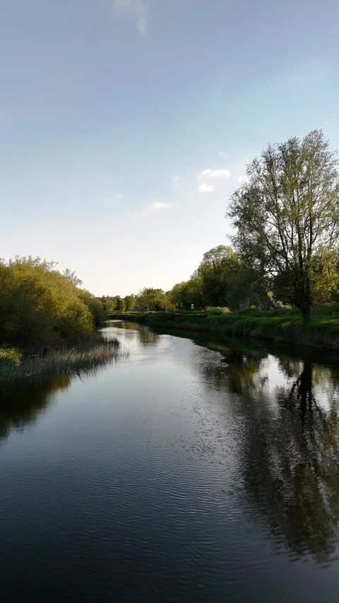 4K River View in Milford County Carlow Ireland Stock-Footage 333931801