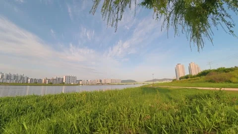 4K riverside timelapse Stock Footage 341511829