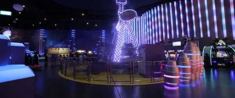 4k Riyadh time lapse for Amusement Park 1 Vídeo Stock 115132935