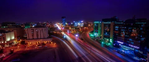 4k Riyadh time lapse for city center 2 Vídeos de archivo 113120183