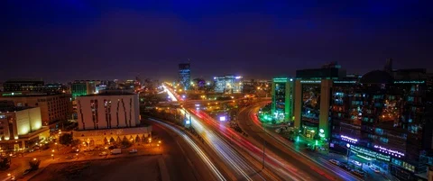 4k Riyadh time lapse for city center 1 Vídeo Stock 113120251