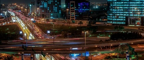 4k Riyadh time lapse for city center 6 Stock Footage 113168262