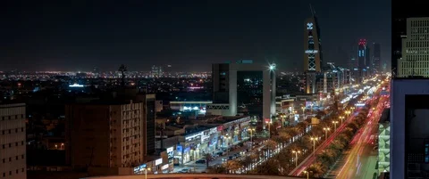 4k Riyadh time lapse for city center 14 Stock Footage 113177976