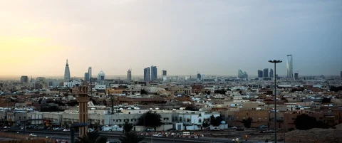 4k Riyadh time lapse for city center 19 Stock Footage 115133365