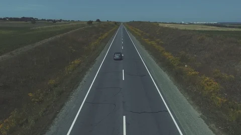 4K. Road from top 스톡 동영상 90533345