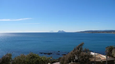 4K. Rock of Gibraltar Stock Footage 98210967