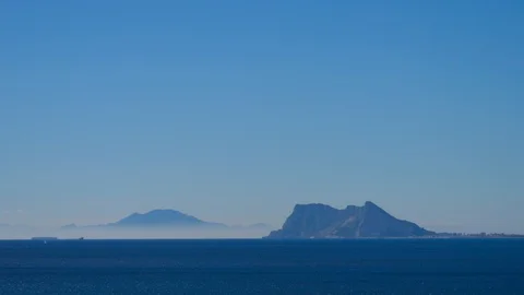 4K. Rock of Gibraltar Stock Footage 98210986