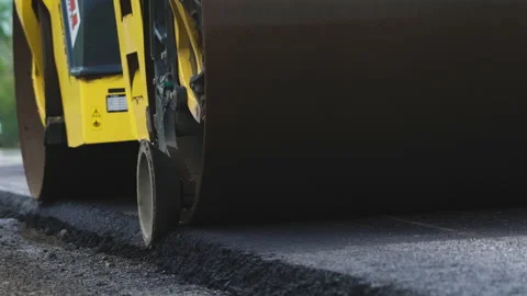 4K. Rolling of the edge of the roadway Stock Footage 130202796