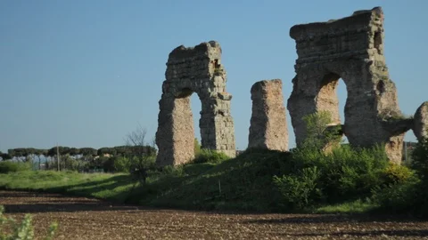 4k Roma Acquedottotimelapse Stock Footage 98159838