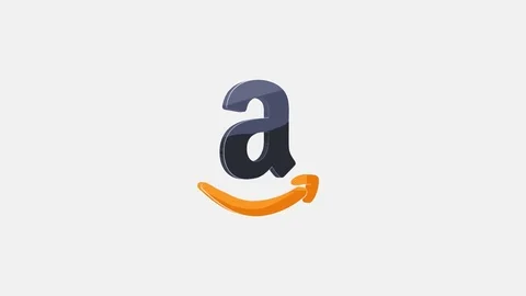 4k - Rotating 3d Amazon logo Stock Footage 72123053