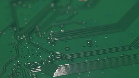 4K-Rotating Close Up Computer chips and Circuits Stock-Footage 123089872