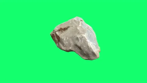 4k Rotating stone on green screen - anim... | Stock Video | Pond5