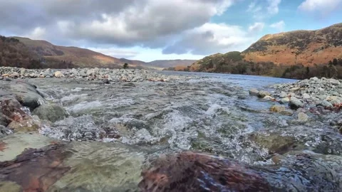 4K running stream Stock Footage 169544909