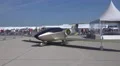 4k Safran E-Fan all-electric aircraft at aviation exhibition 4k or 4k+ Resolution