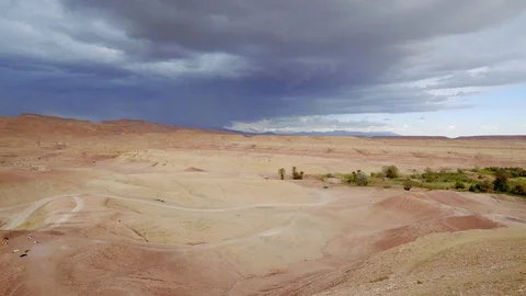 4k The Sahara Desert in Morocco, Africa Stock Footage