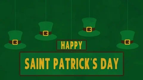 4K Saint Patrick's Day Animation Stock Footage 114565787